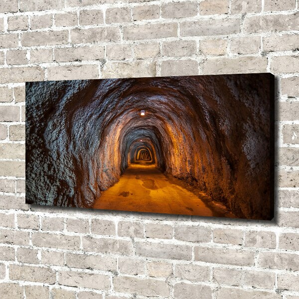 Canvas wall art Underground tunnel