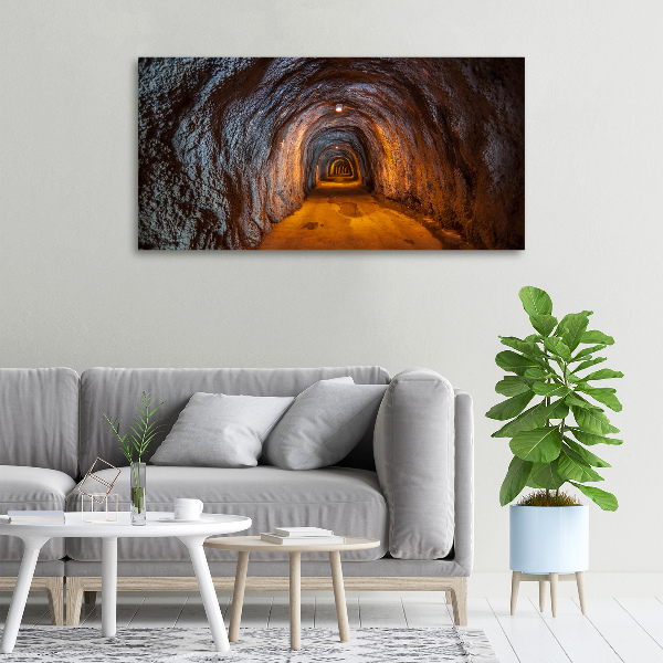 Canvas wall art Underground tunnel