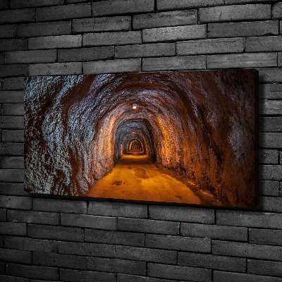 Canvas wall art Underground tunnel