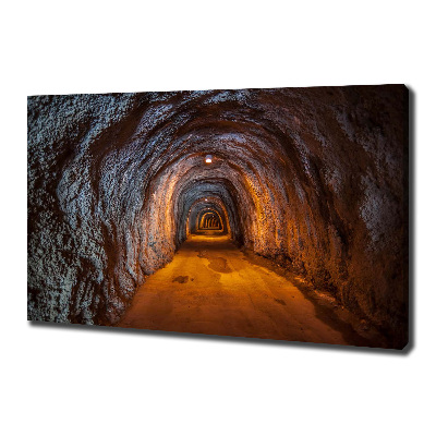 Canvas wall art Underground tunnel