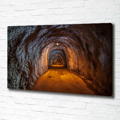 Canvas wall art Underground tunnel