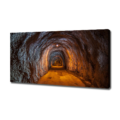 Canvas wall art Underground tunnel