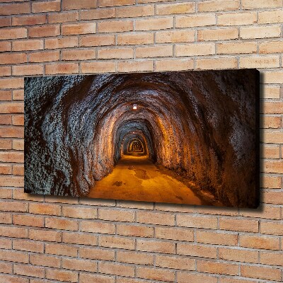 Canvas wall art Underground tunnel