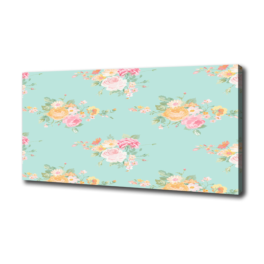 Canvas wall art Floral pattern