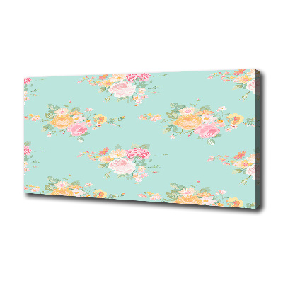 Canvas wall art Floral pattern