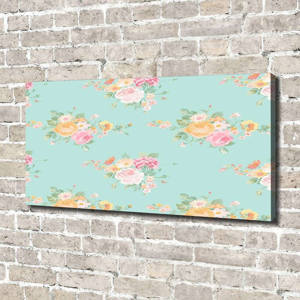 Canvas wall art Floral pattern