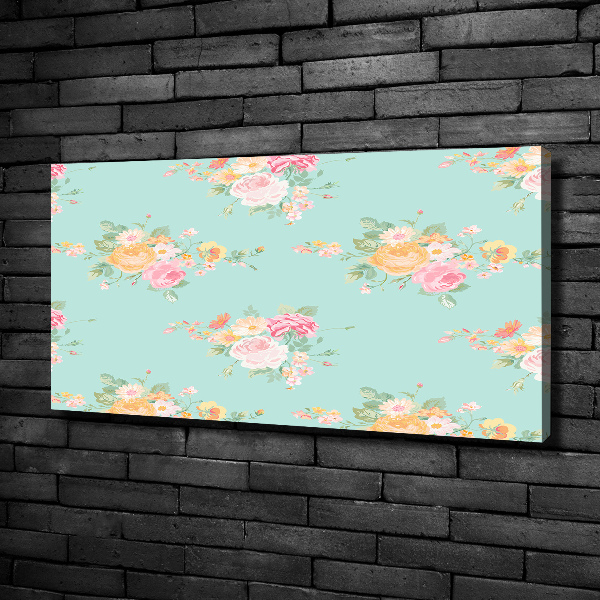 Canvas wall art Floral pattern