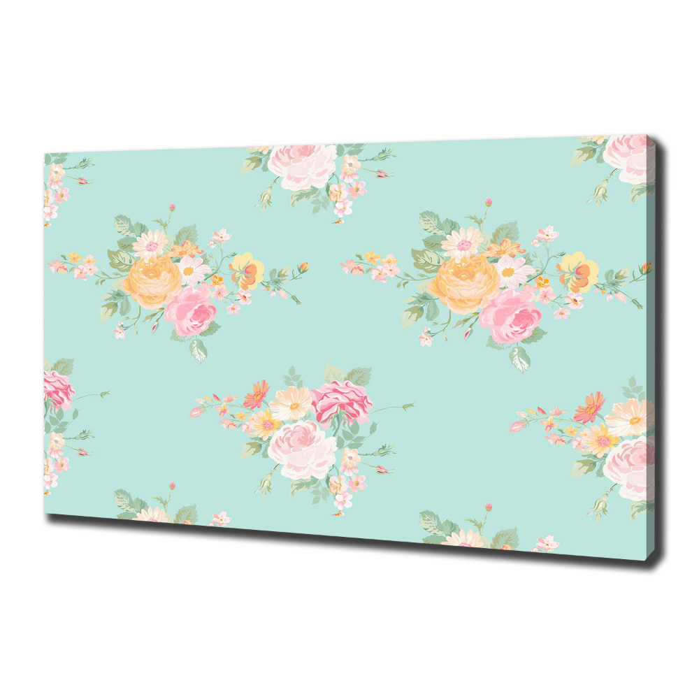 Canvas wall art Floral pattern