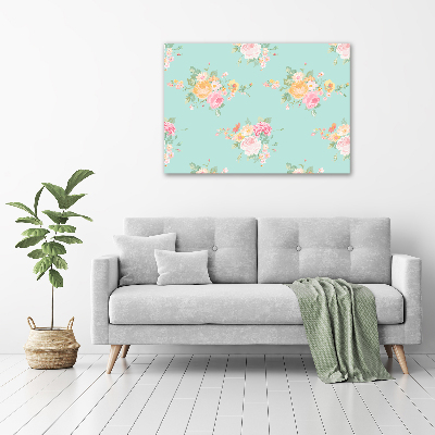 Canvas wall art Floral pattern