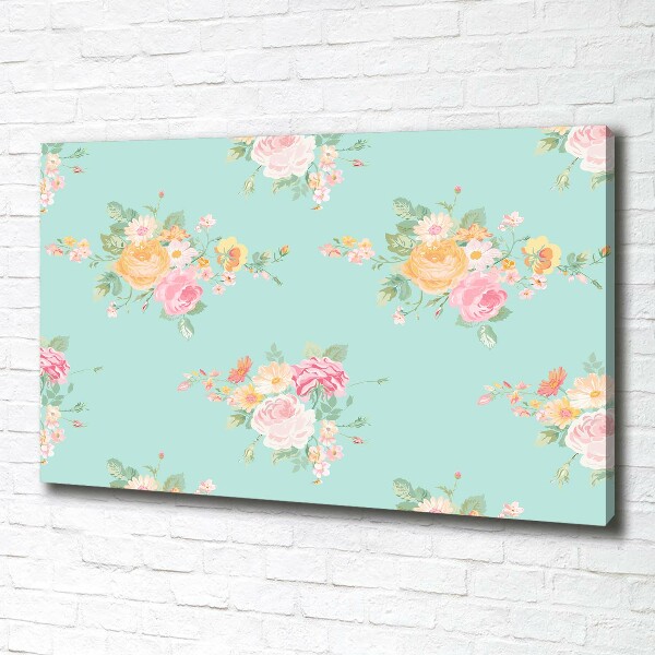 Canvas wall art Floral pattern