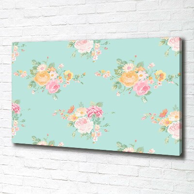 Canvas wall art Floral pattern