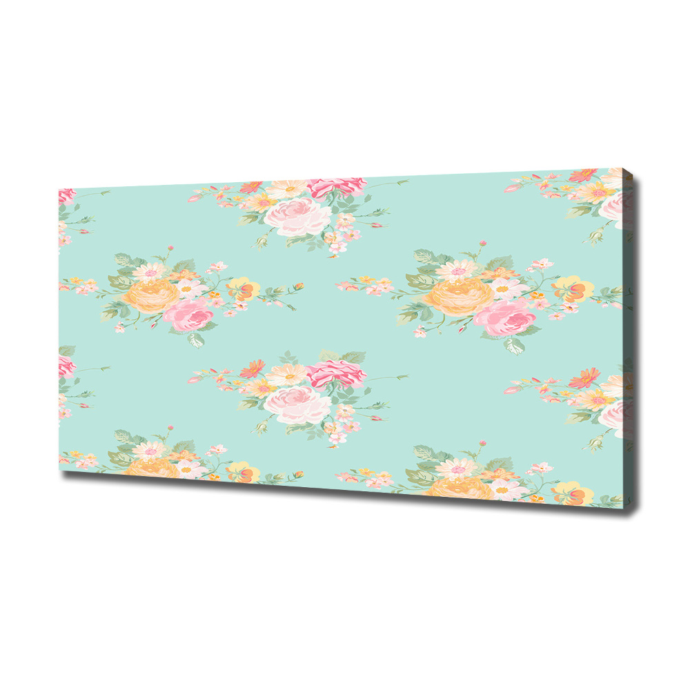 Canvas wall art Floral pattern