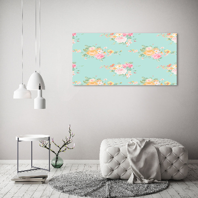 Canvas wall art Floral pattern