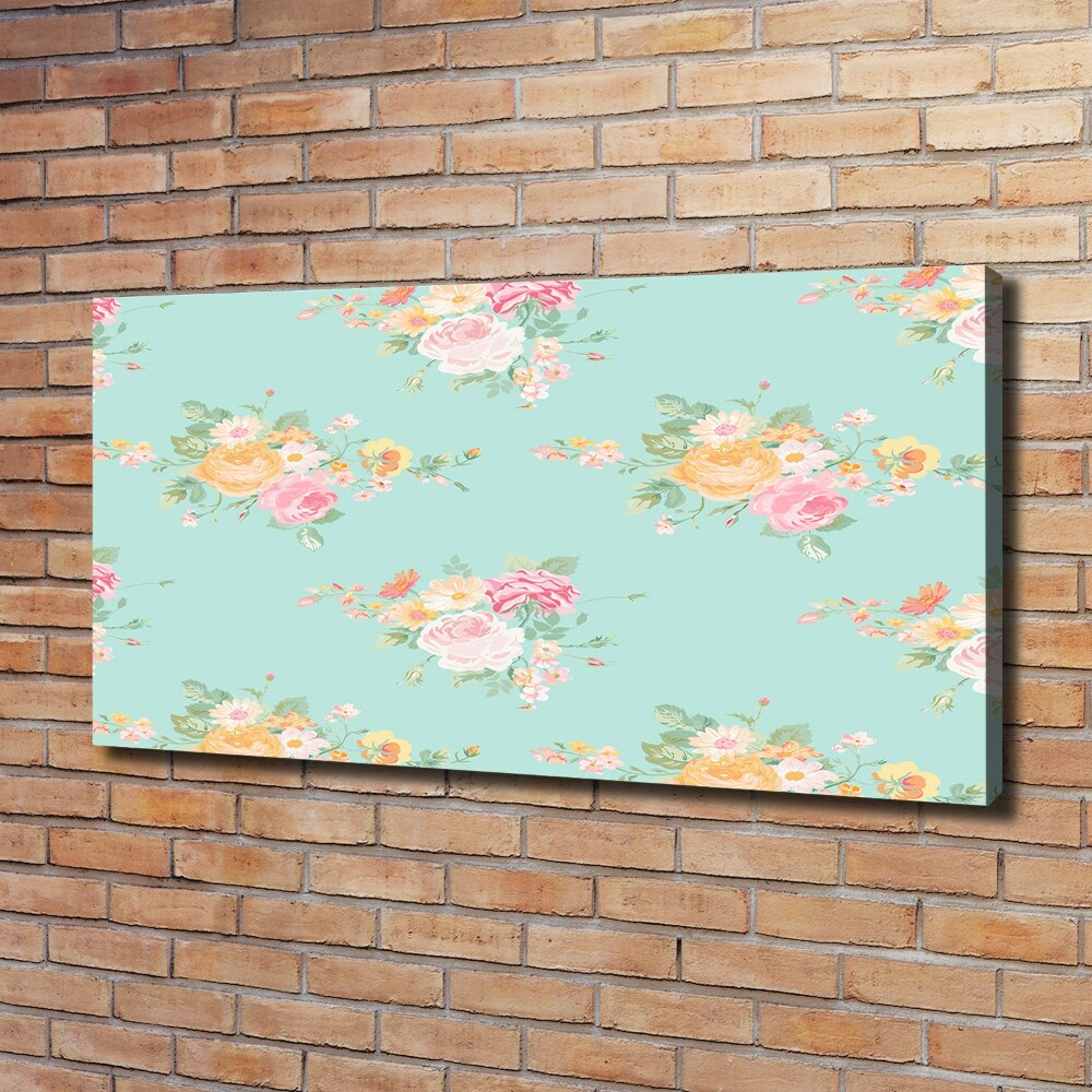 Canvas wall art Floral pattern