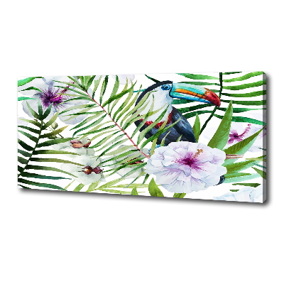 Canvas wall art Tropics toucan