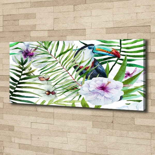 Canvas wall art Tropics toucan