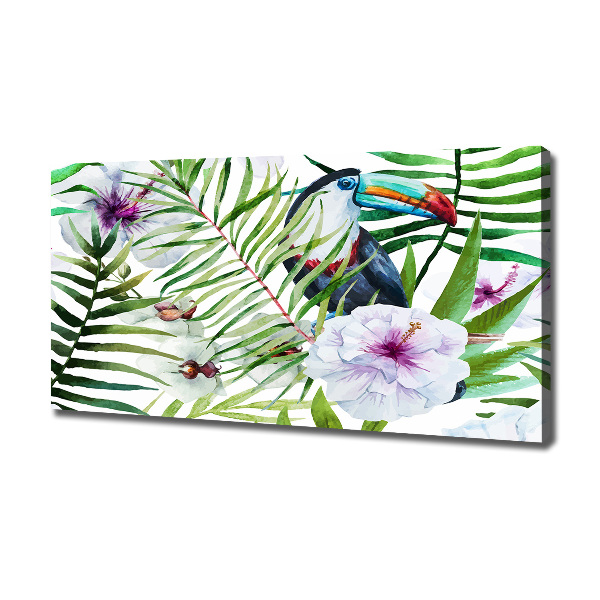 Canvas wall art Tropics toucan