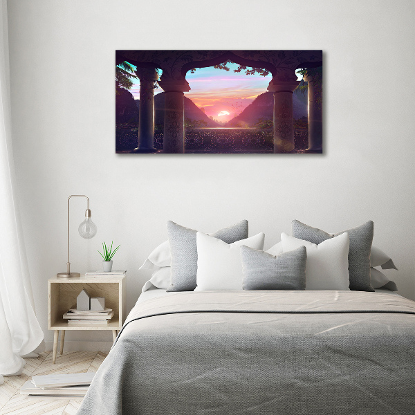 Canvas wall art East architecture