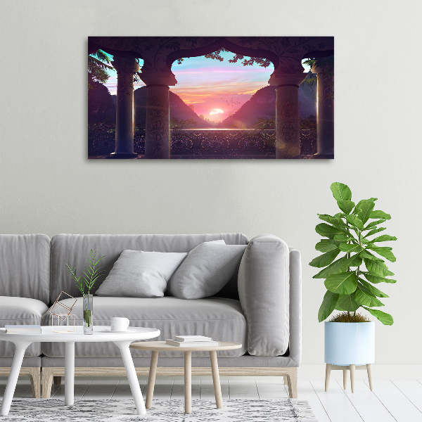 Canvas wall art East architecture