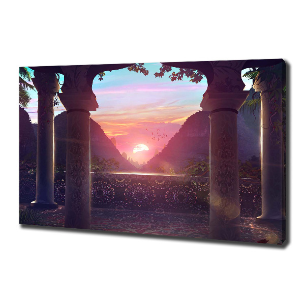 Canvas wall art East architecture