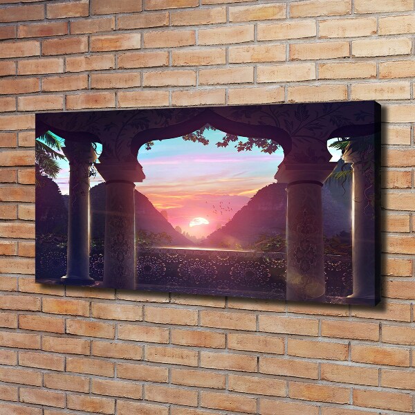 Canvas wall art East architecture