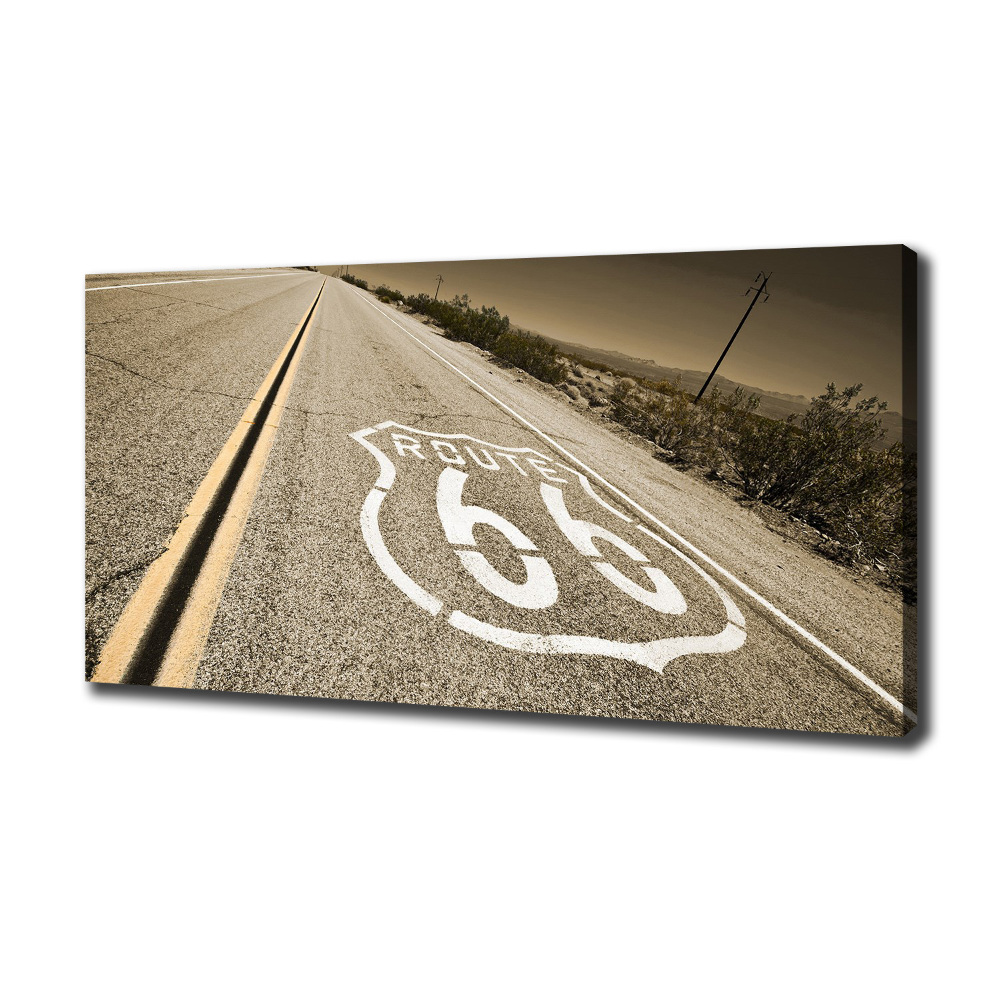 Canvas wall art Road in California