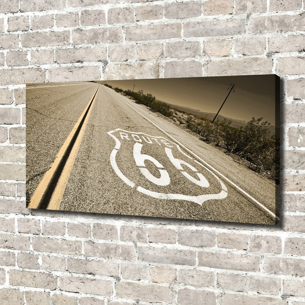 Canvas wall art Road in California