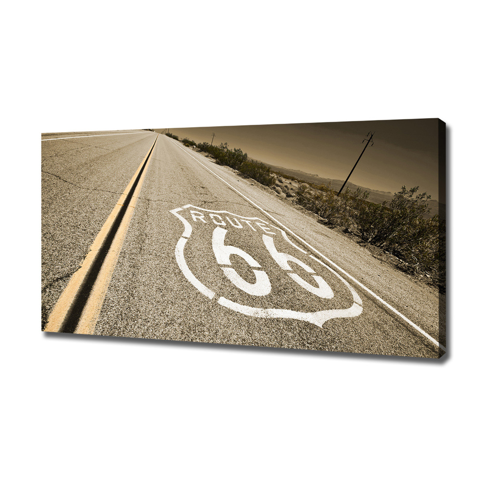 Canvas wall art Road in California