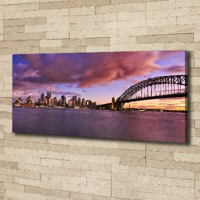 Canvas wall art Bridge in Sidney