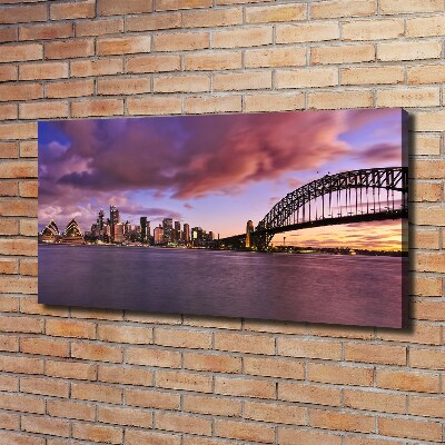 Canvas wall art Bridge in Sidney