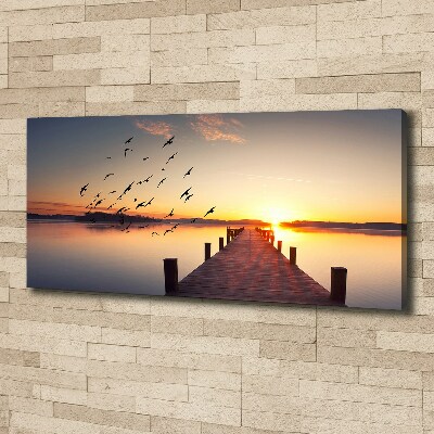 Canvas wall art Sunset