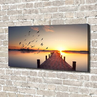 Canvas wall art Sunset