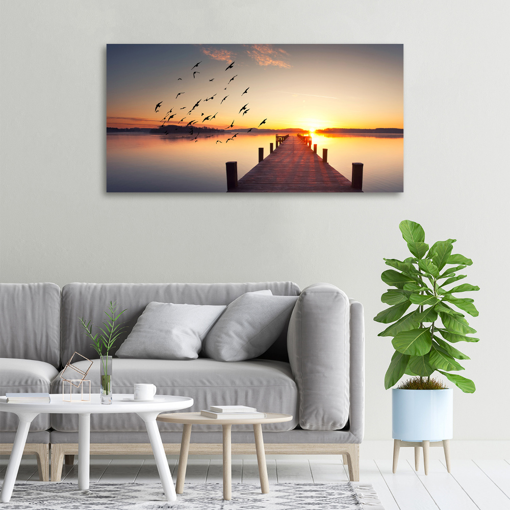 Canvas wall art Sunset