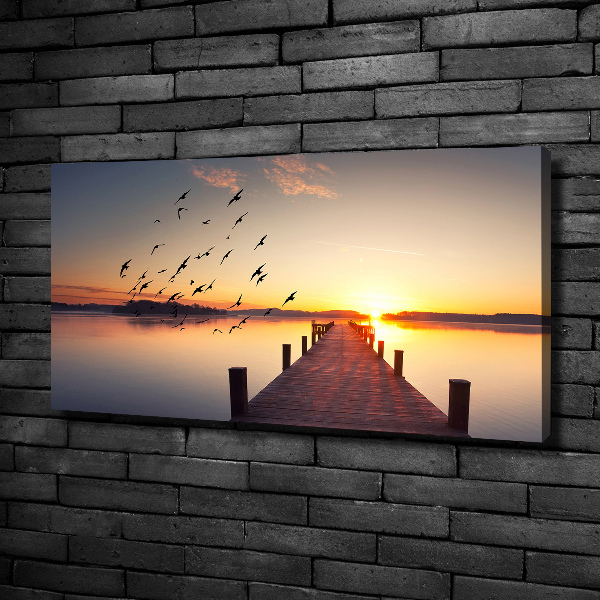 Canvas wall art Sunset