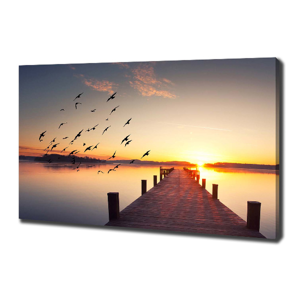 Canvas wall art Sunset