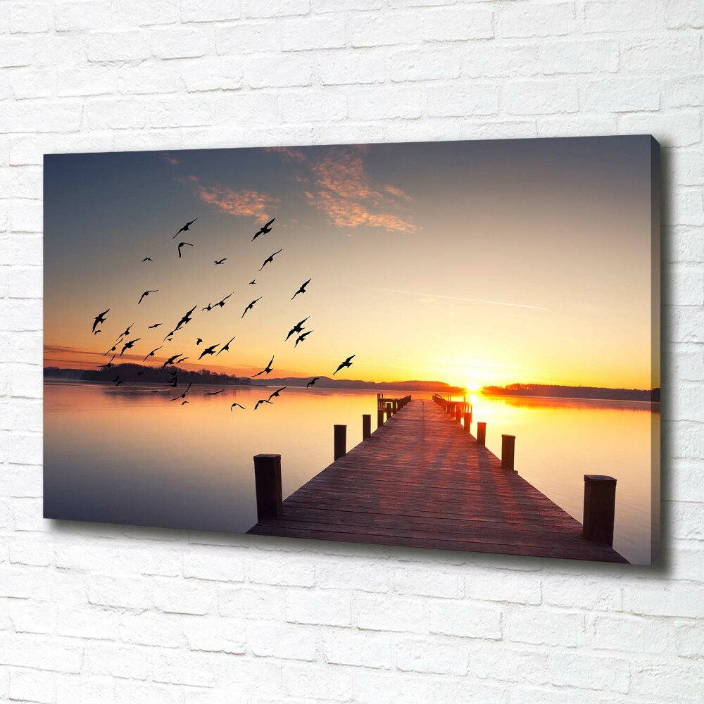 Canvas wall art Sunset