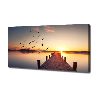 Canvas wall art Sunset