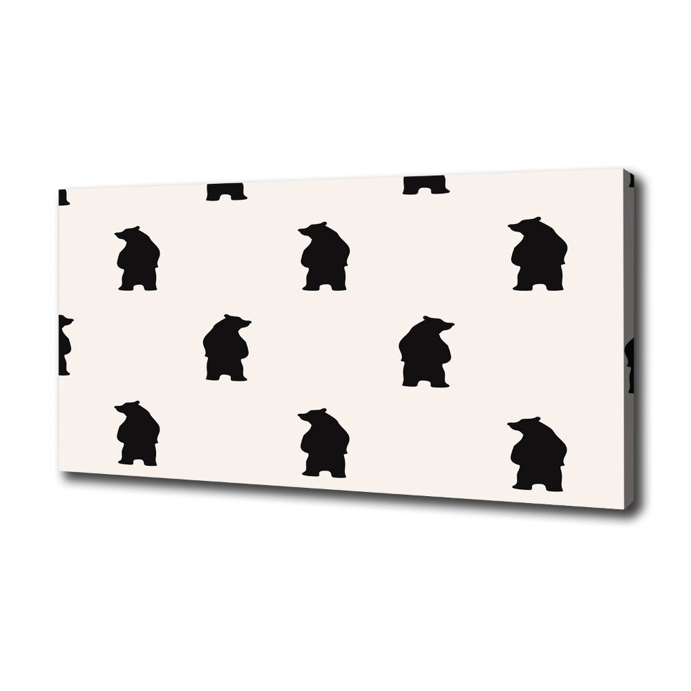 Canvas wall art Bears