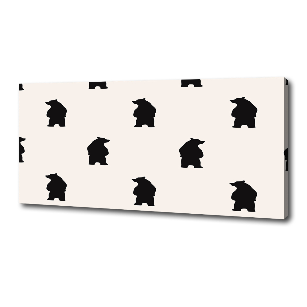 Canvas wall art Bears