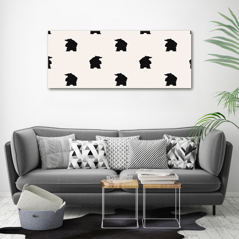 Canvas wall art Bears