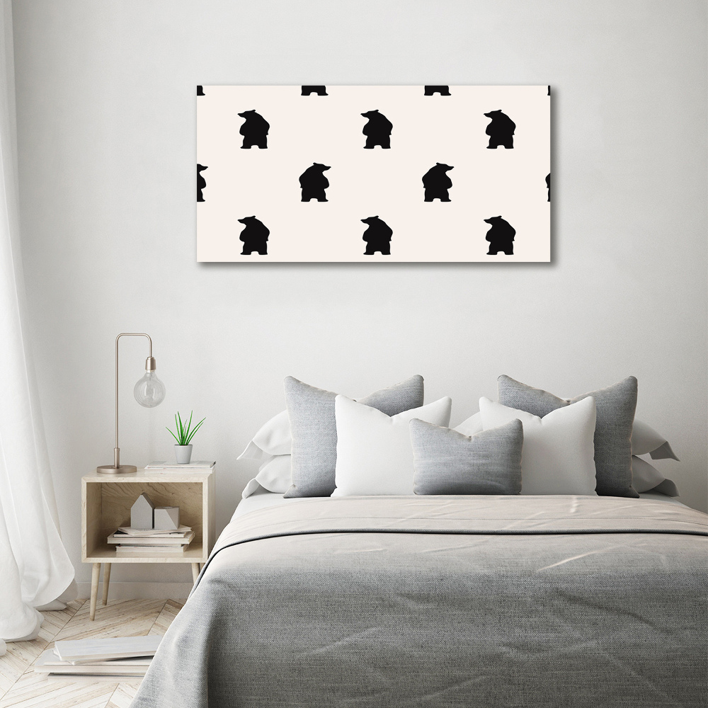 Canvas wall art Bears