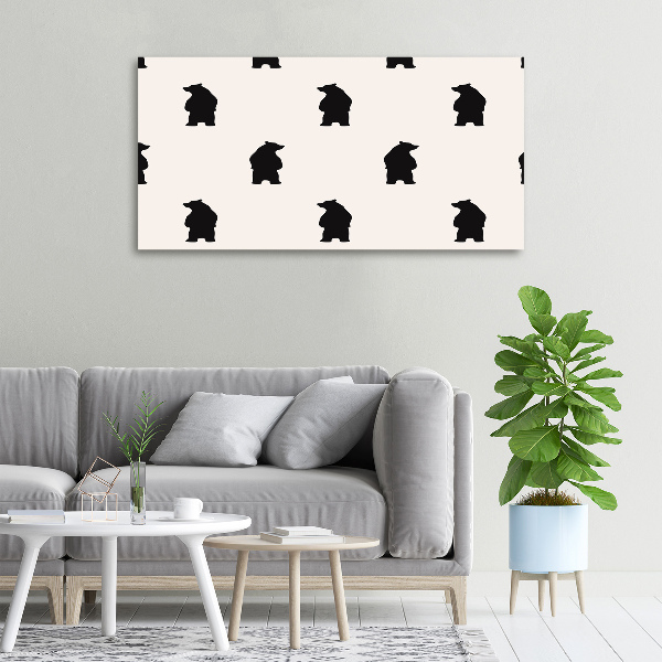 Canvas wall art Bears