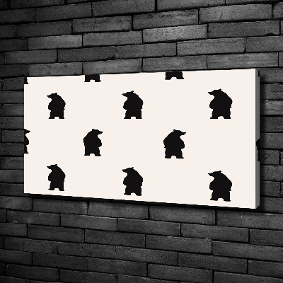 Canvas wall art Bears