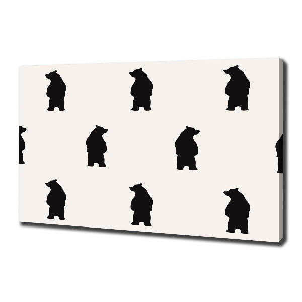 Canvas wall art Bears