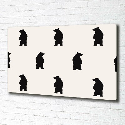 Canvas wall art Bears