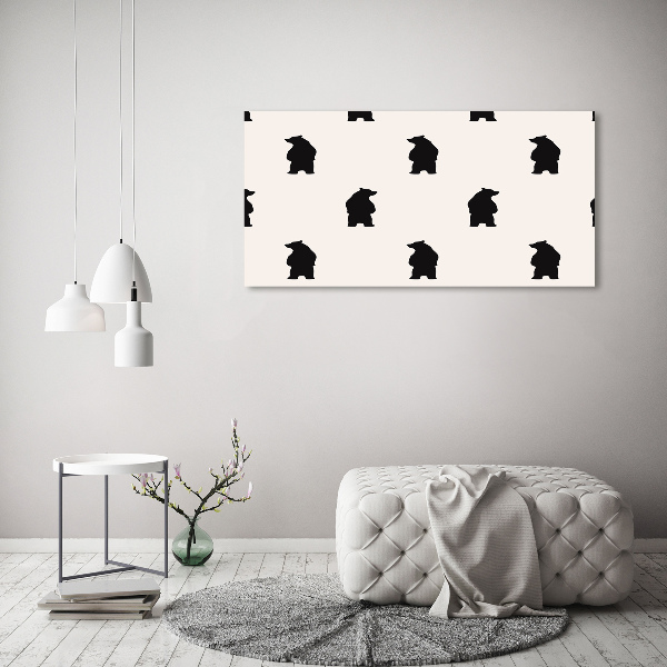 Canvas wall art Bears