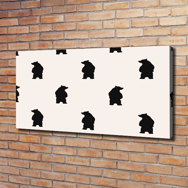 Canvas wall art Bears