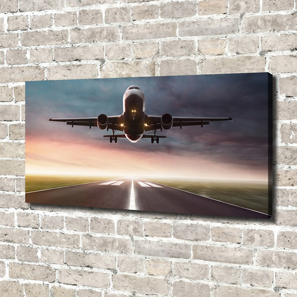 Canvas wall art Starting plane