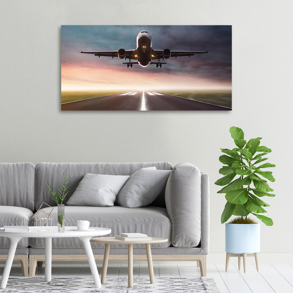 Canvas wall art Starting plane