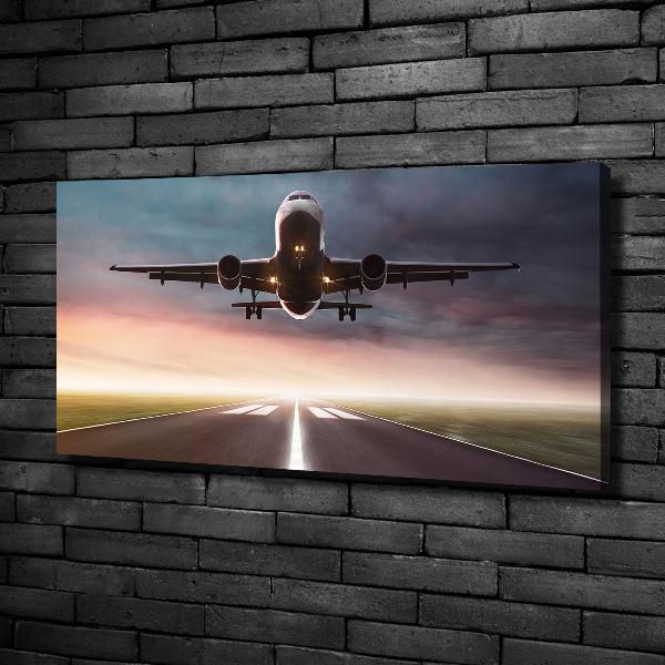 Canvas wall art Starting plane